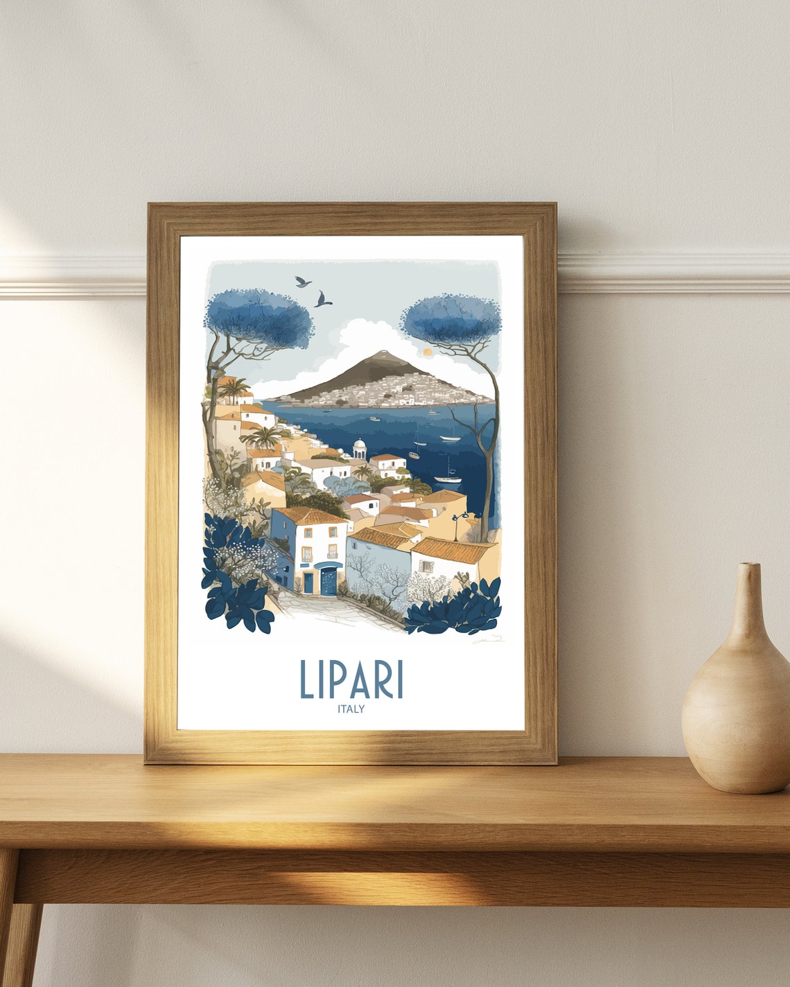 Lipari Travel Print Lipari Poster Home Dcor Lipari Italy Art Print Lipari Italy Room Print Lipari Italy Wall Art Lipari Scenic Prints - Image 4