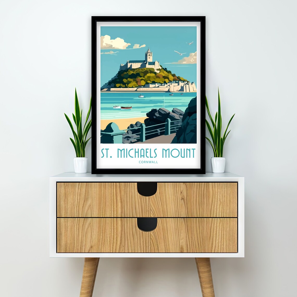 St Michaels Mount Home Decor Poster Print - Image 2