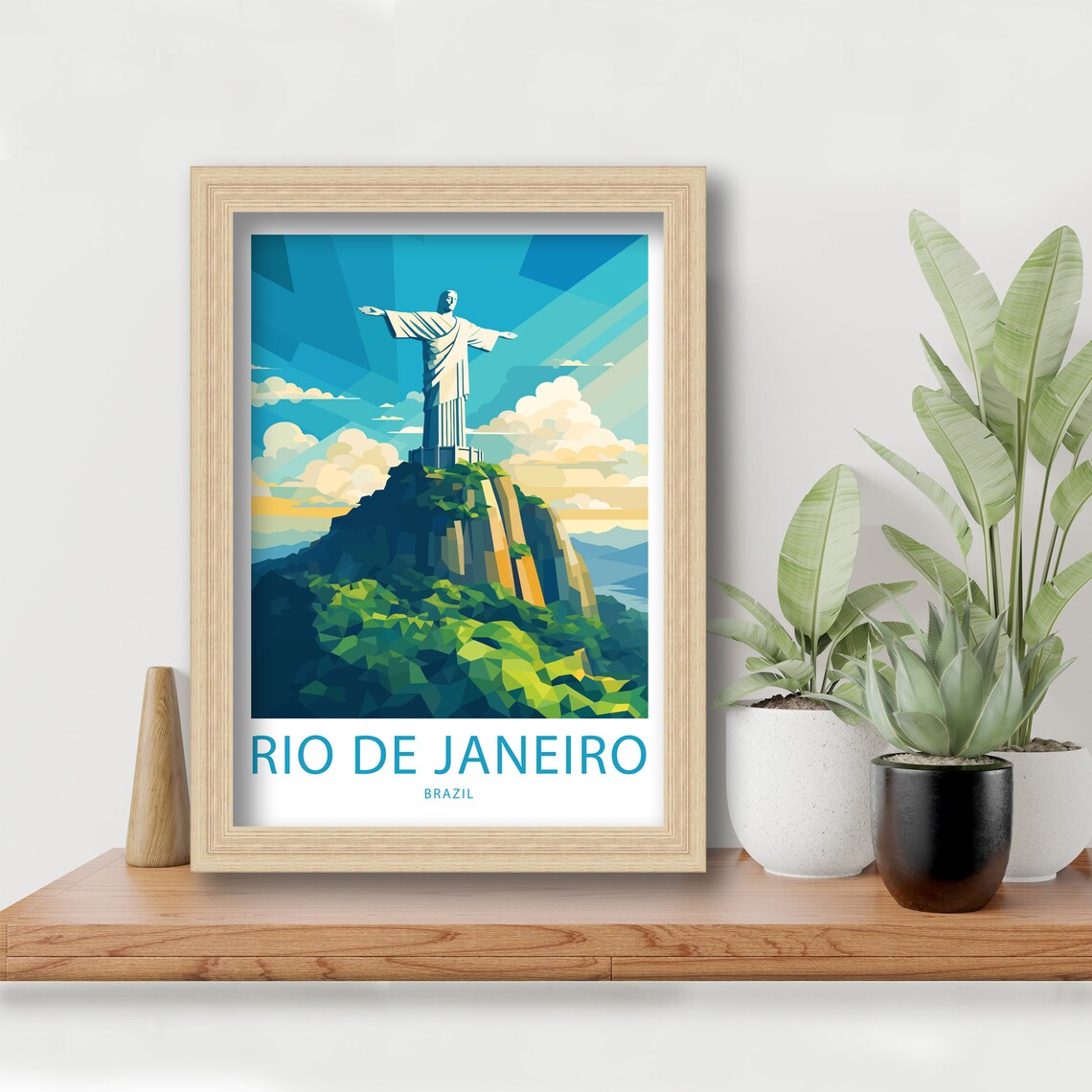 Rio De Janeiro Brazil Travel Poster Art Print - Image 5