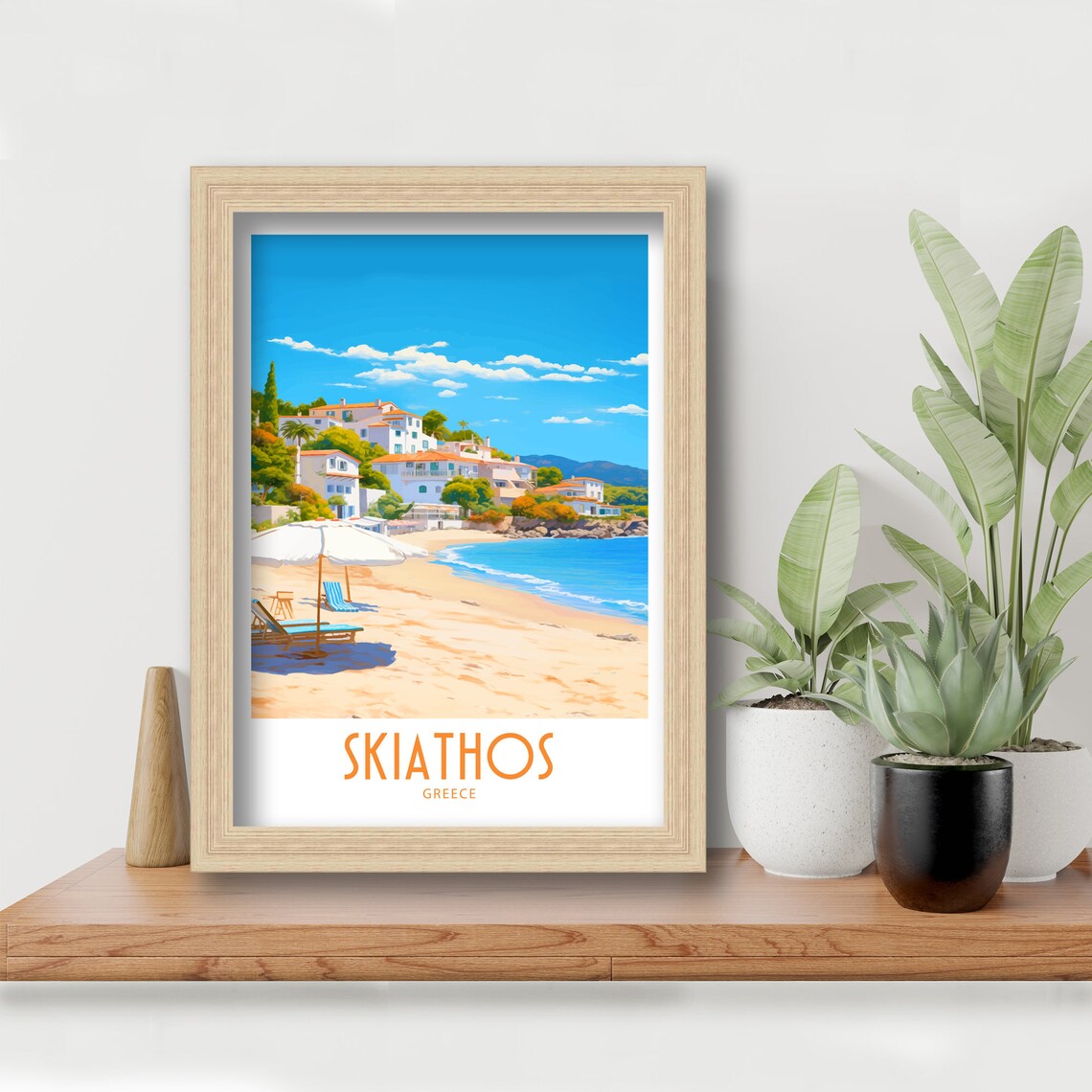 Skiathos Wall Decor Gift Lover Poster - Image 6