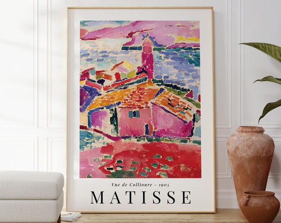 Henri Matisse View At Collioure Modern Art Print