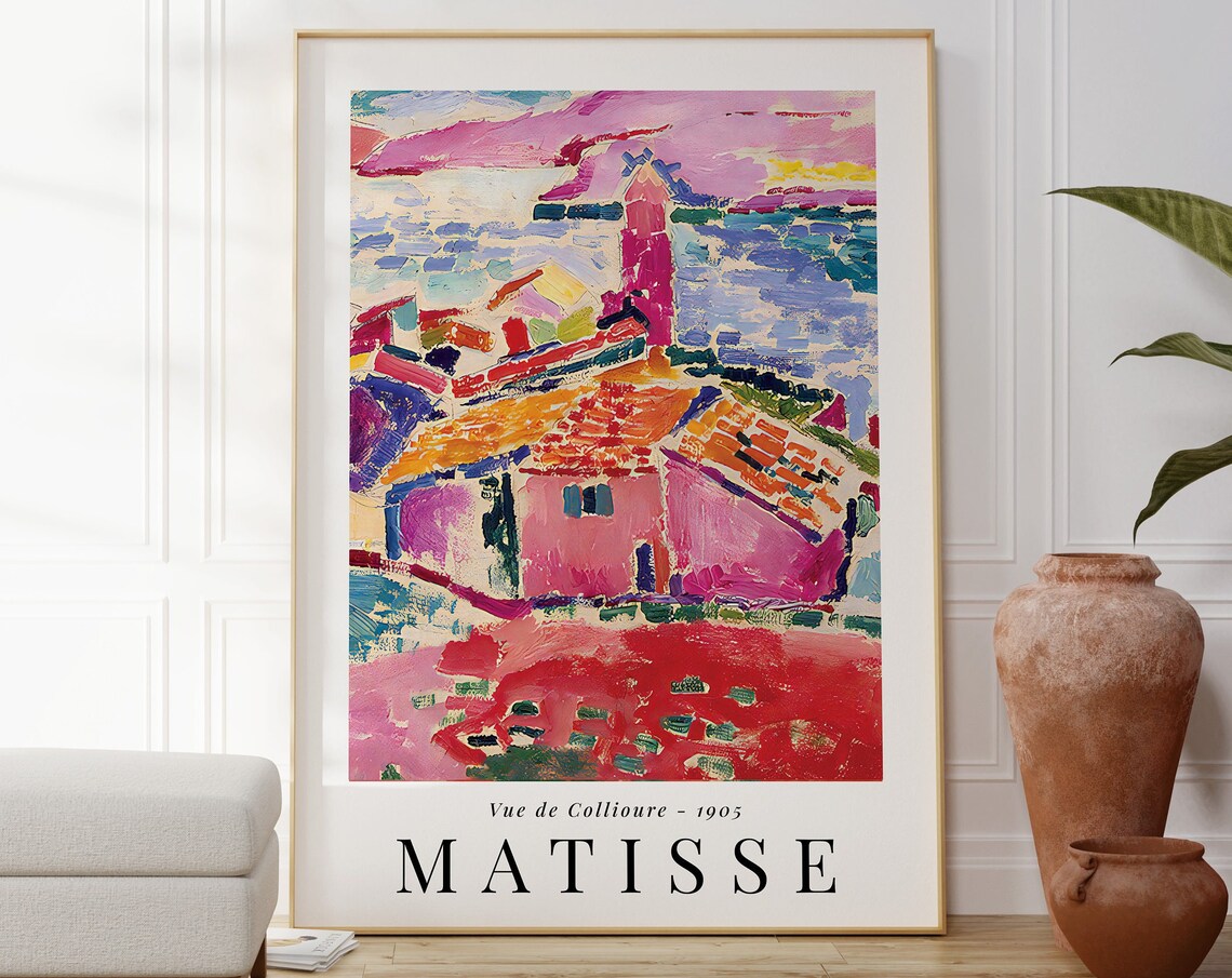 Henri Matisse View At Collioure Modern Art Print
