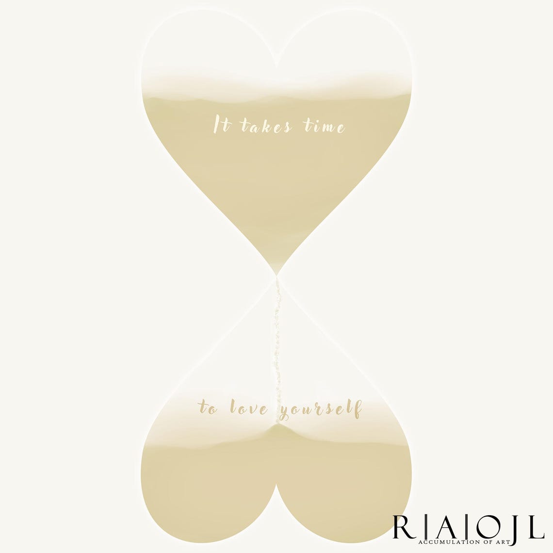 Heart Artwork I Love Myself Artwork Positive Affirmation Heart Paintings Self Love Artwork Love Artwork - Image 4