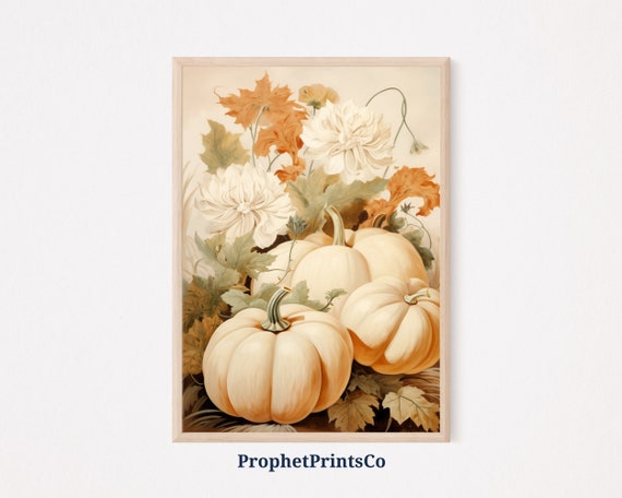 Fall Wall Art Fall Art Print Farmhouse Muted Prints Cute Autumn Landscape Fall Leaves Prints Wall Art