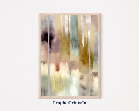 Abstract Boho Poster Print Mid Century Modern Wall Art Cute Original Gift Neutral Home Dcor Wall Art Digitial