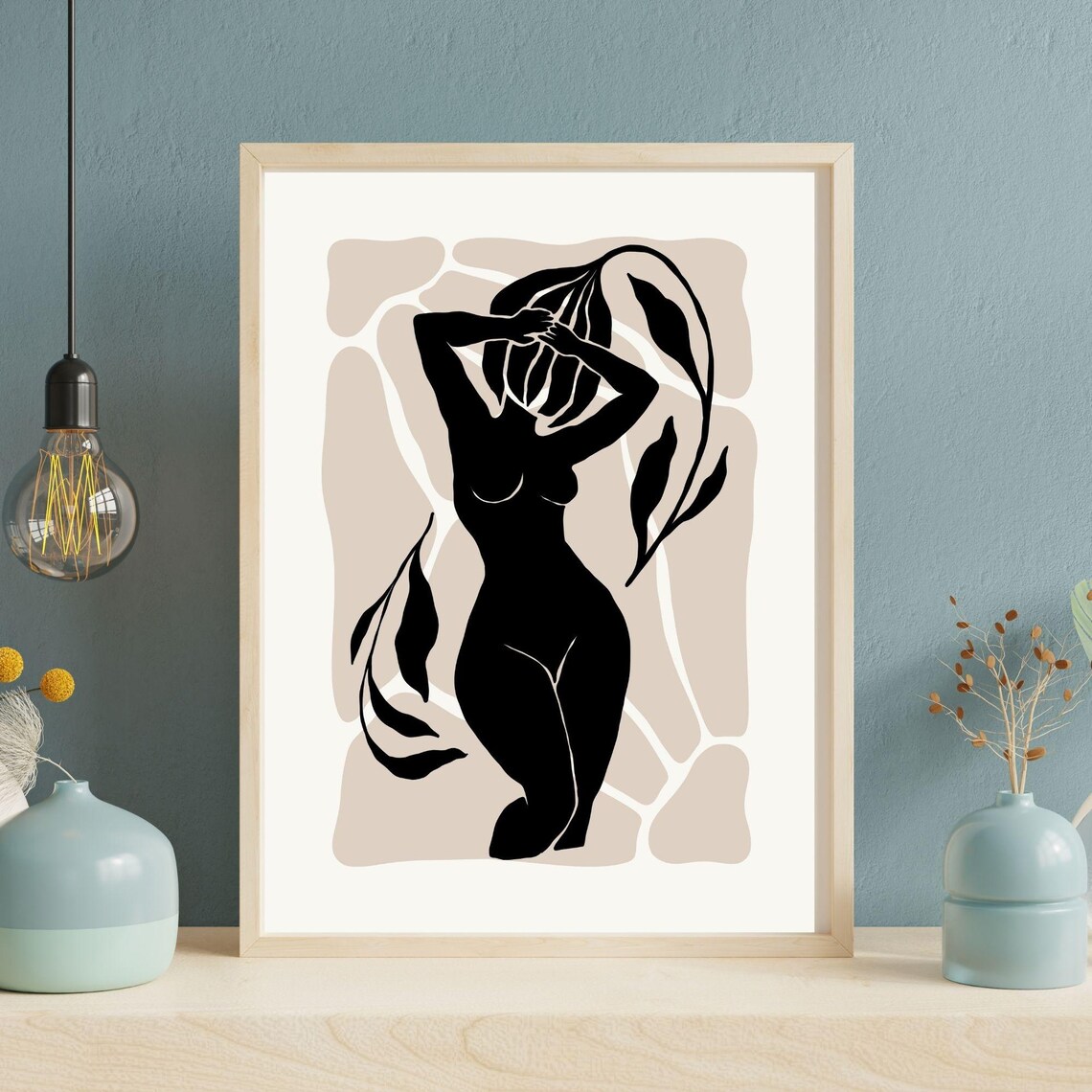 Matisse Inspired Women Are Flowers Abstract