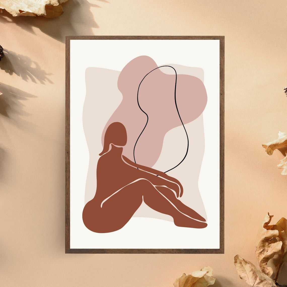 Matisse Boho Woman Art Elegance Meets Minimalism Wall Art Feminine Wall Poster Room Wall Art Office Decor - Image 2