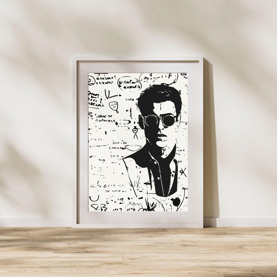 Bold Masculinity Abstract Style Masculine Art Print - Image 4