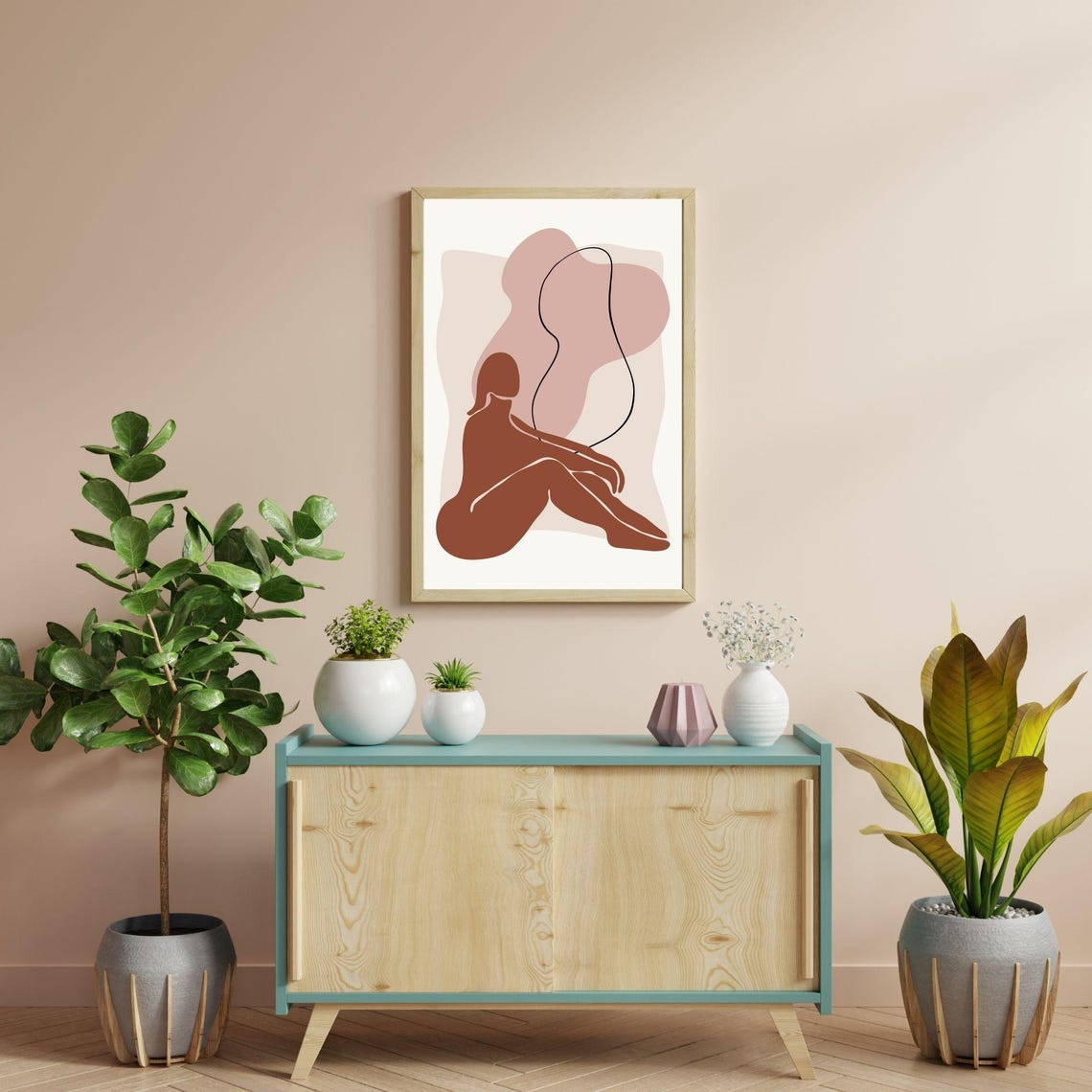 Matisse Boho Woman Art Elegance Meets Minimalism Wall Art Feminine Wall Poster Room Wall Art Office Decor