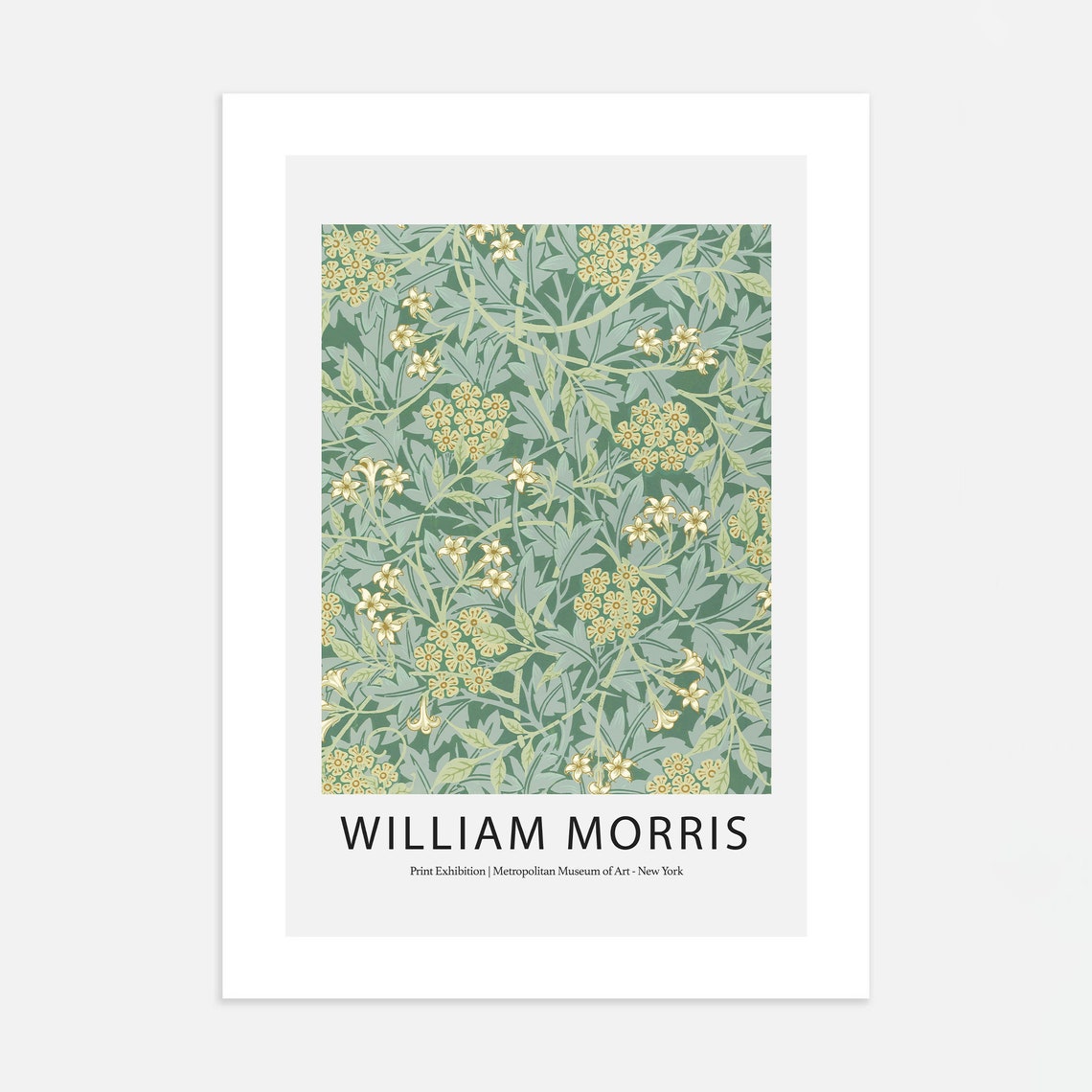 William Morris Jasmine Metropolitan Museum Floral Pattern Art Poster - Image 4