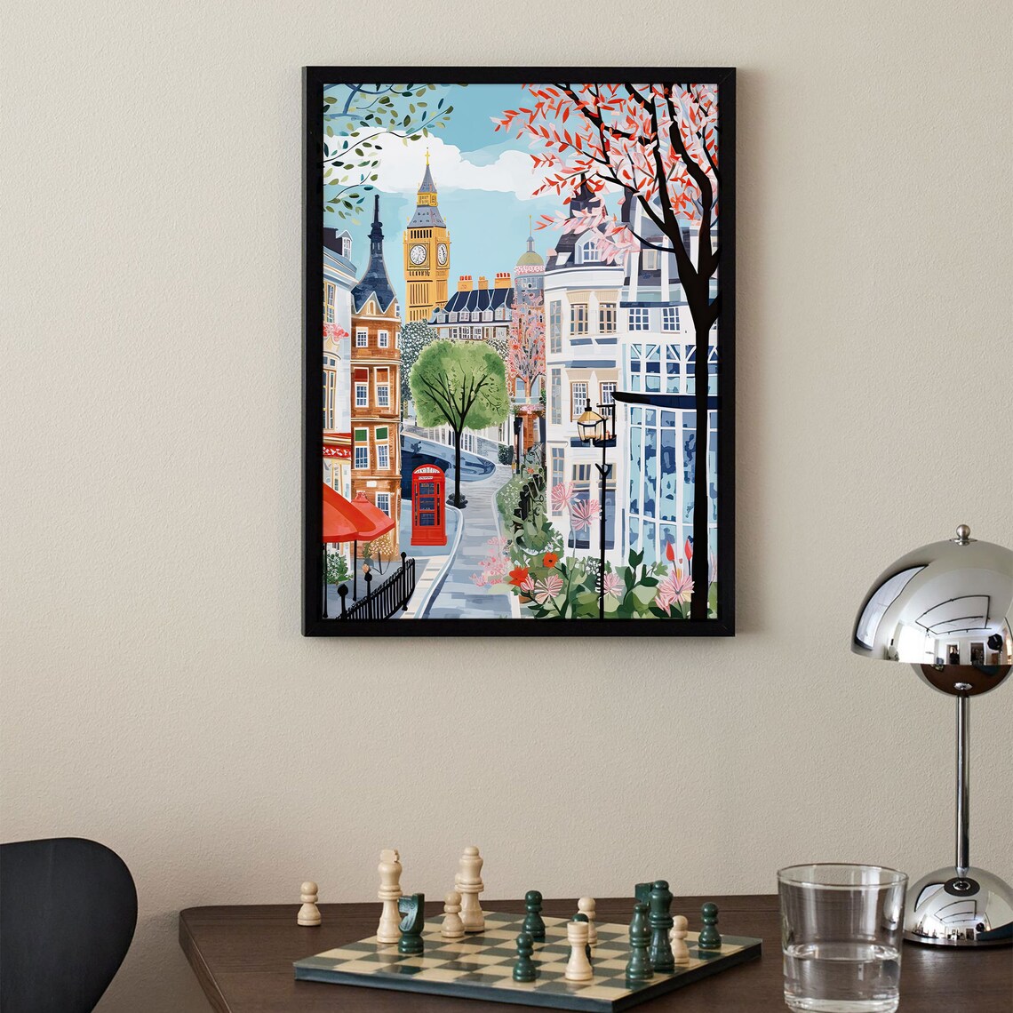 London Wall Art England Travel Gift Poster - Image 2