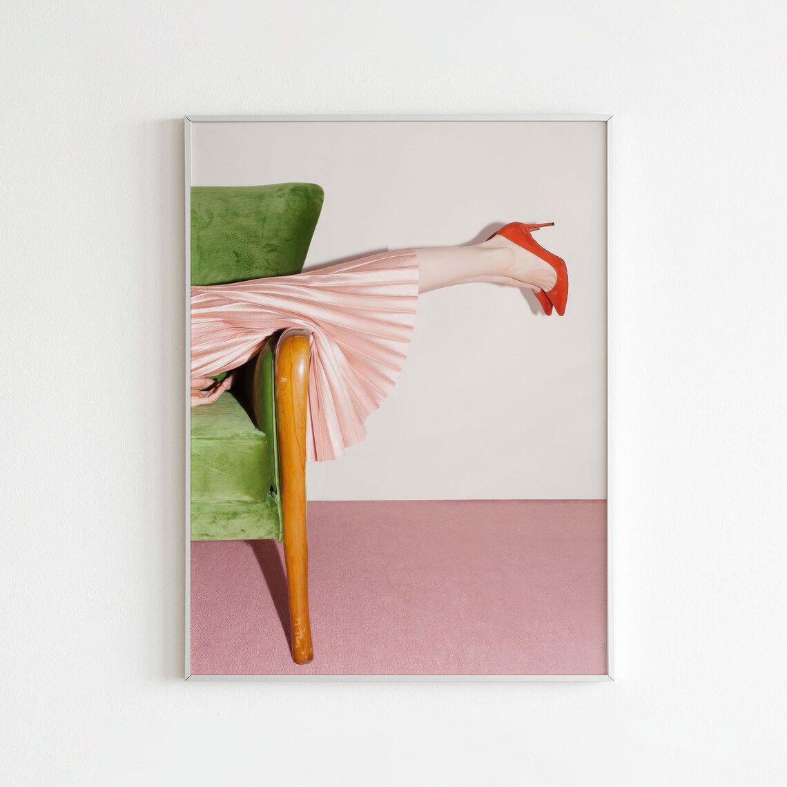 Fashion Print Collage Poster, Luxury Home Decor
