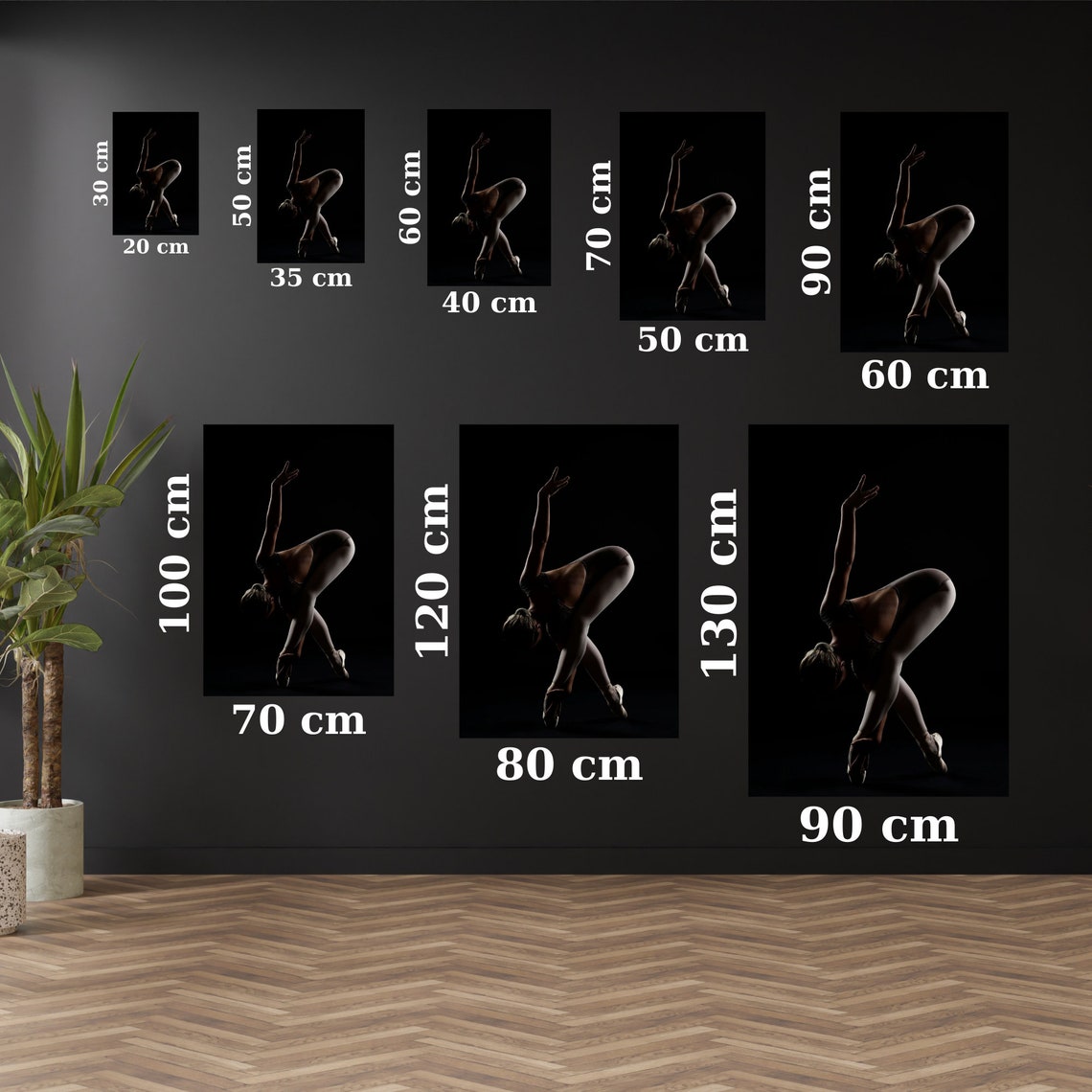 Ballerina Art Dancing Ballerina Wall Decor Ballet Artwork Dance Studio Decoration Gift For Dance Lover - Image 3