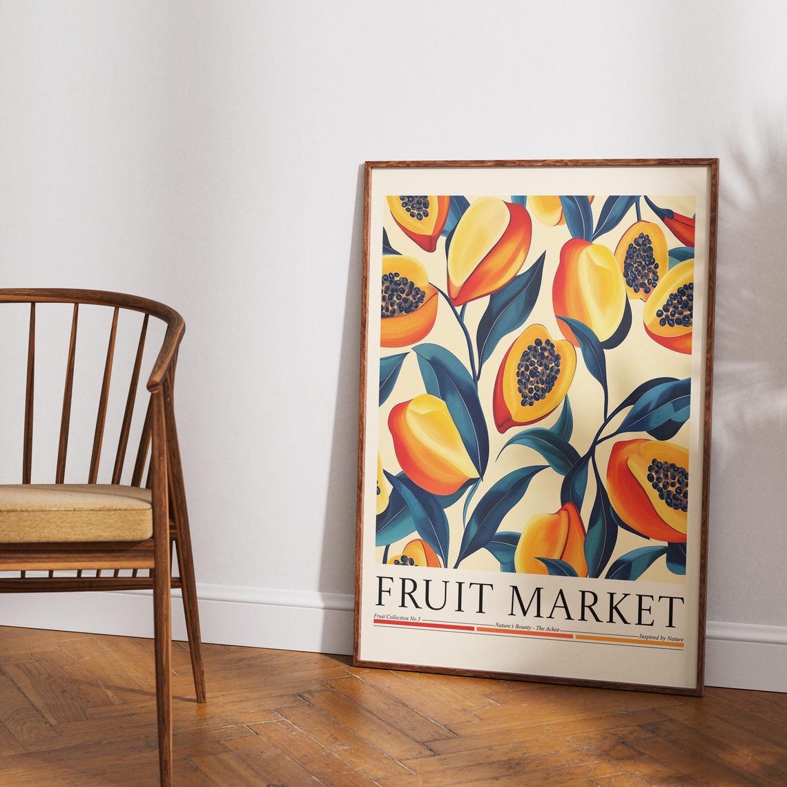 Ackee Fruit Market, Kitchen Wall Decor