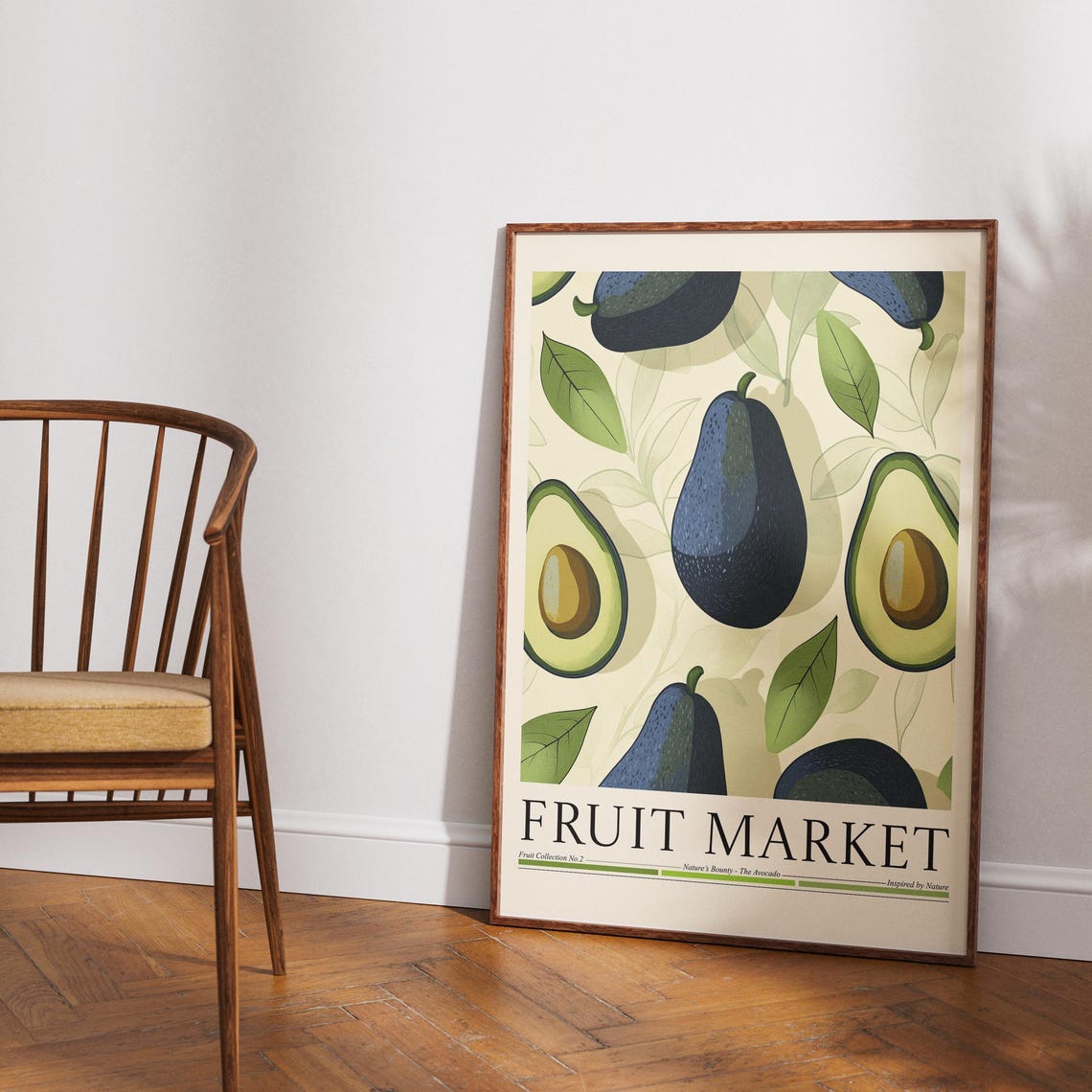 Avocado Fruit Market, Kitchen Art Print
