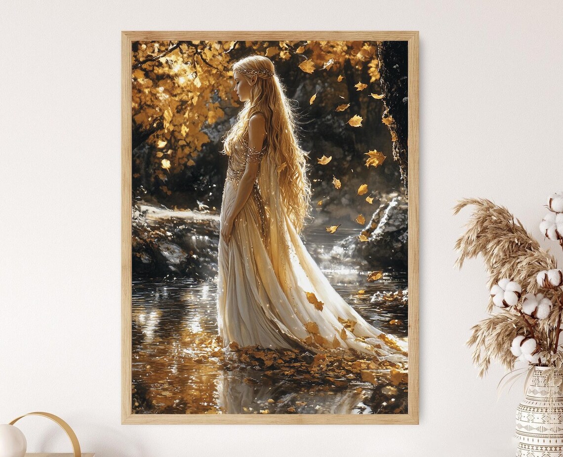 Galadriel, Lady of Light of Lothlórien Art Print