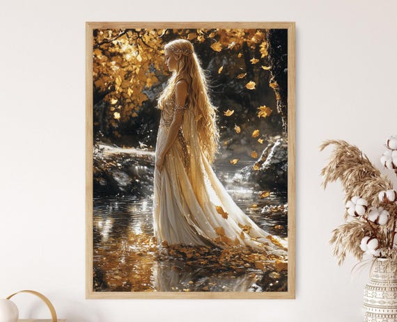 Galadriel, Lady of Light of Lothlórien Art Print