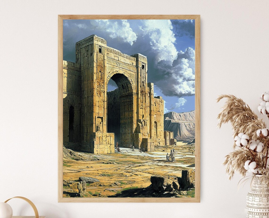 Ctesiphon Arch, Historic Iraq Landmark Art Print