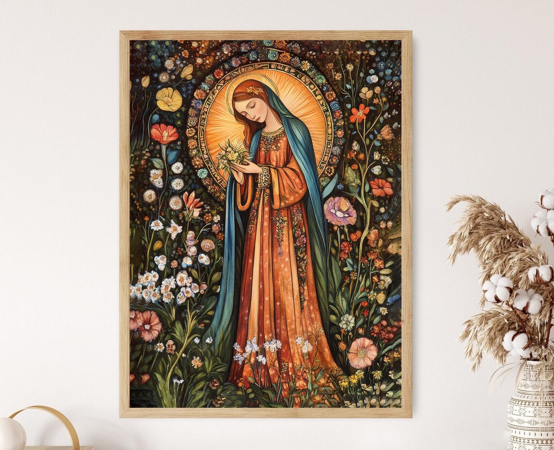 Hildegard Of Bingen Medieval Saint Art Print