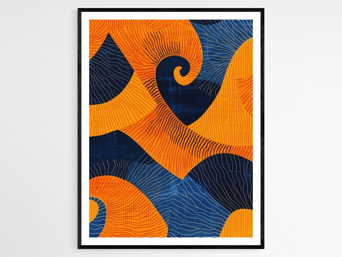 Optical Illusion Abstract Geometric Art Print