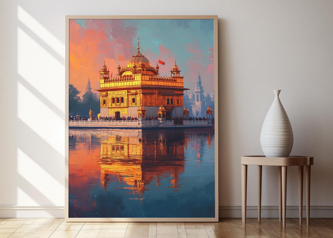 Golden Temple Amritsar Art Print, Sri Harmandir Sahib