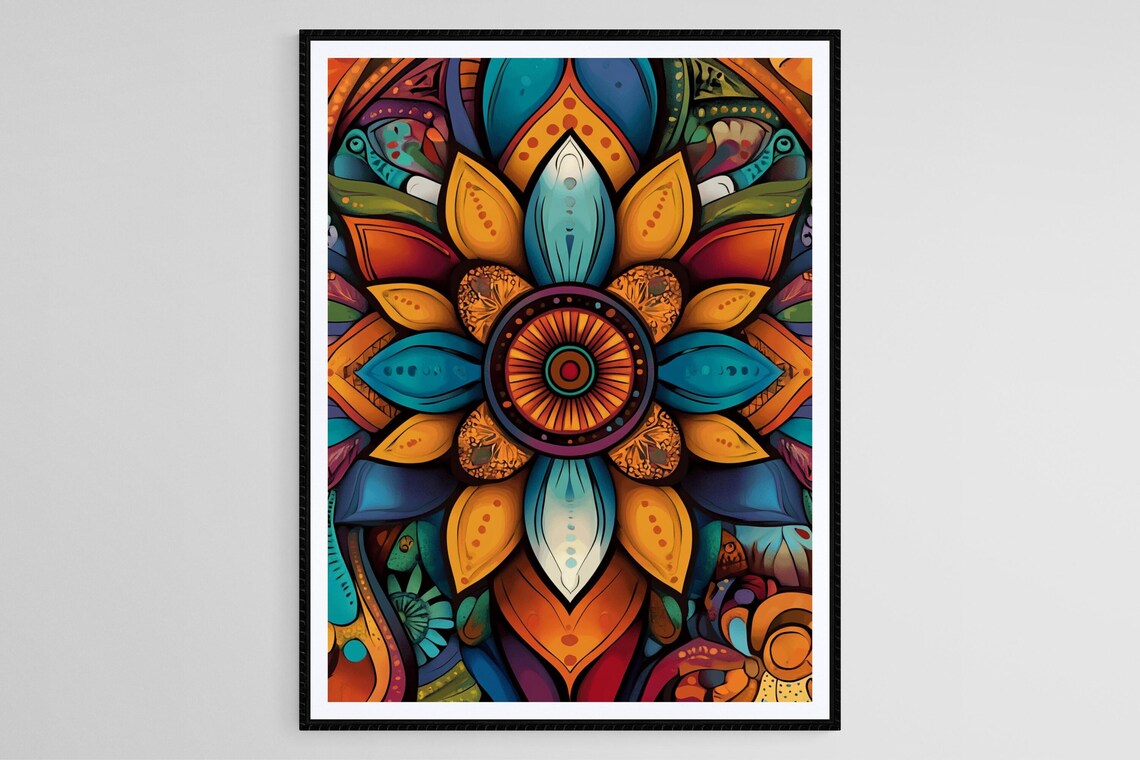 Mandala Patterns, Indian Spiritual Traditional Design