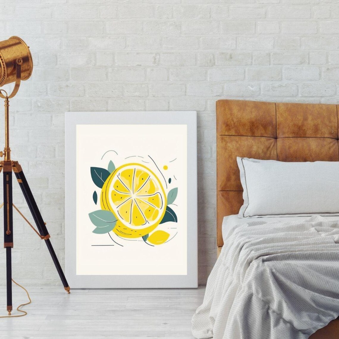Lemons Print Fruit Market Print Art Abstract Wall Art Art Colourful Art Maximalist Minimalistic - Image 2