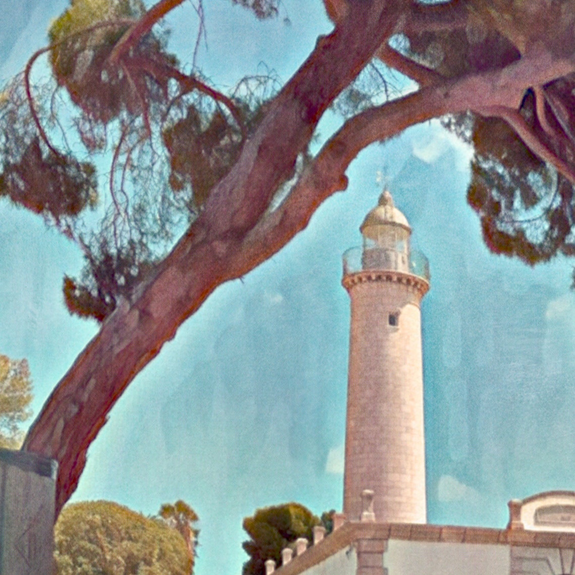 Vilanova I La Geltru Lighthouse Catalunya Spain Coastal Travel Poster - Image 4