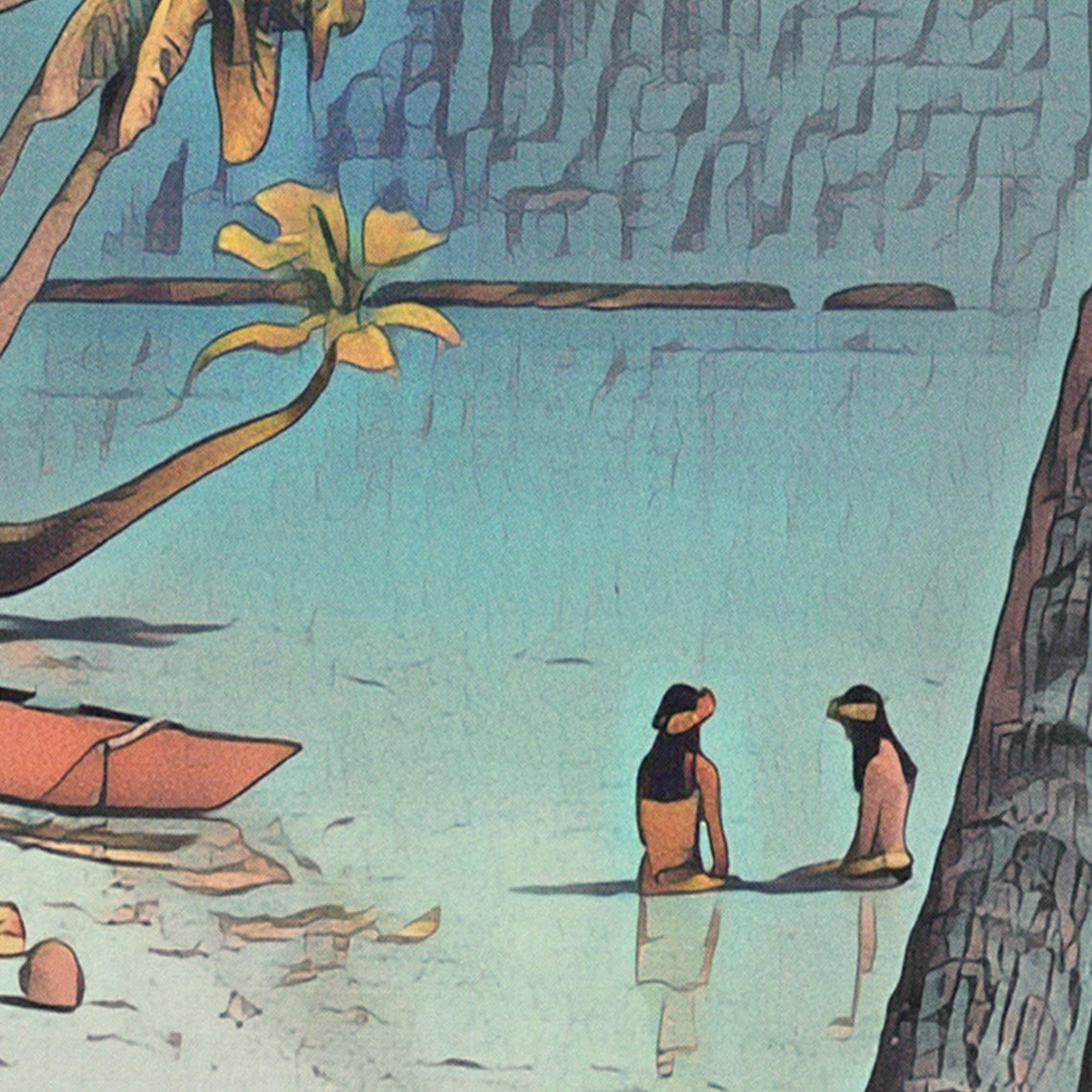 Tahiti Poster Windward Islands By Alecse Limited Edition Tahiti Travel Poster Of French Polynesia Tahiti Souvenir - Image 4