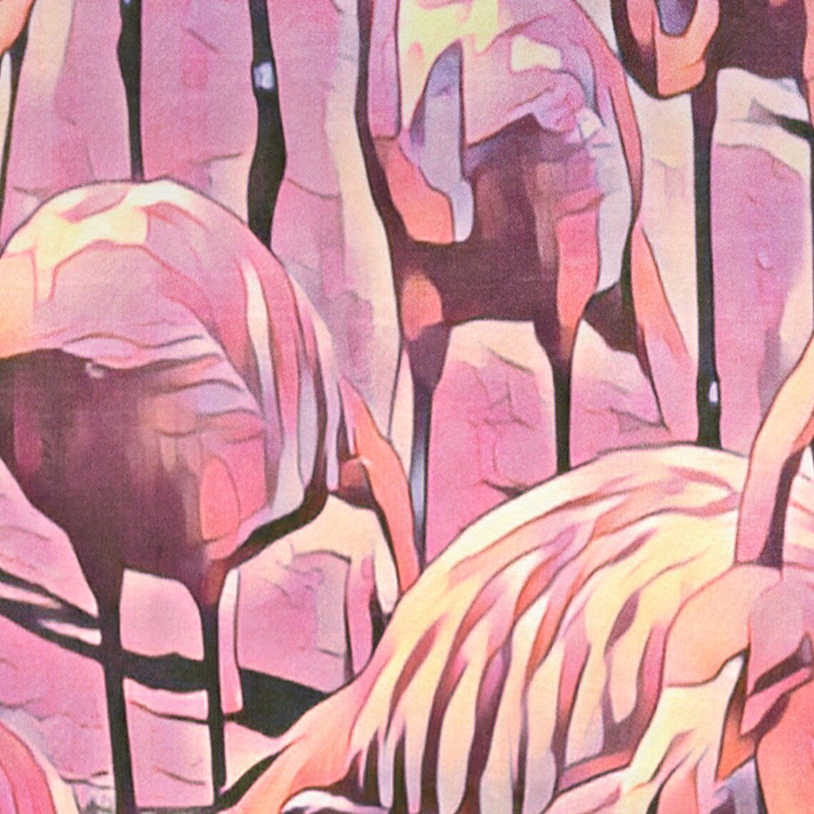 Galapagos Poster Flamingos By Alecse Limited Edition Ecuador Travel Poster Galapagos Gallery Wall Print Of Ecuador Flamingo Decoration - Image 4