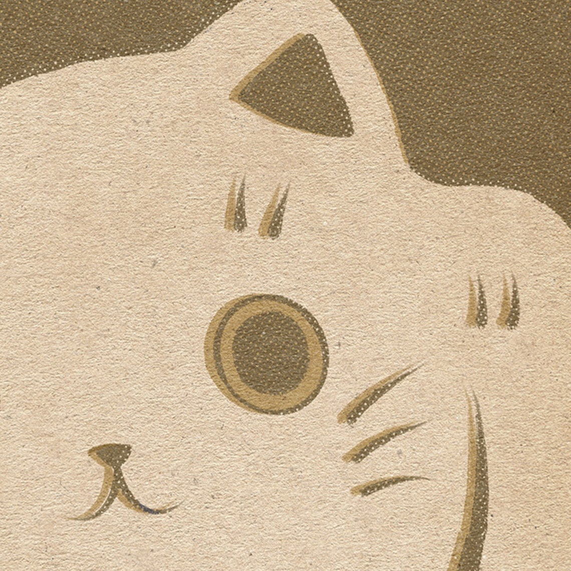 Manekineko Lucky Cat Pop Art Poster Japanese Fortune Kitty Decor - Image 4