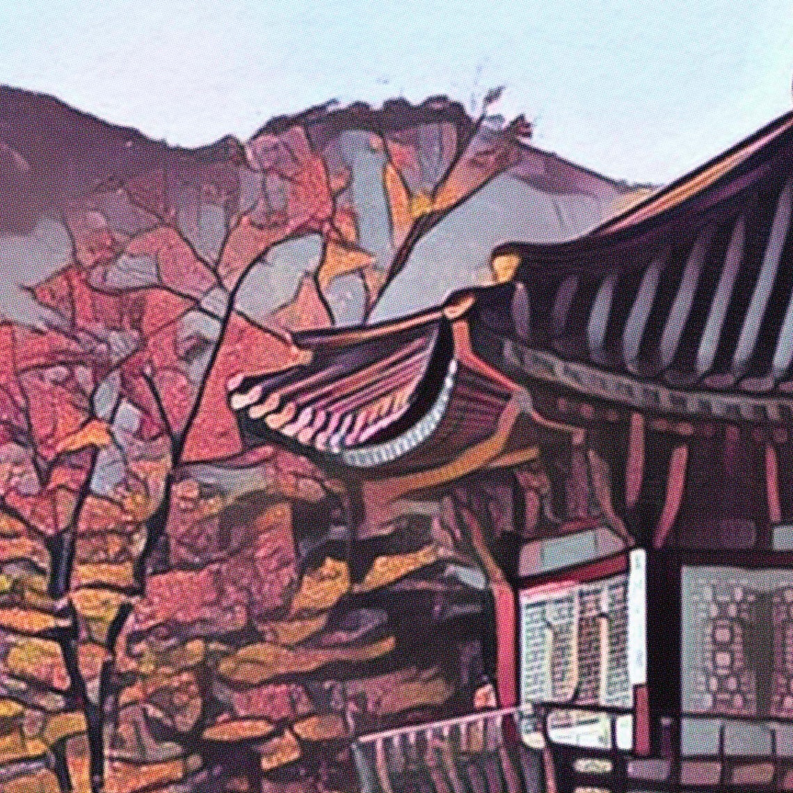 Seoul Poster Gyeongbok Palace By Alecse Limited Edition South Korea Travel Poster Poster Of Seoul South Korea Print Gallery Wall - Image 4