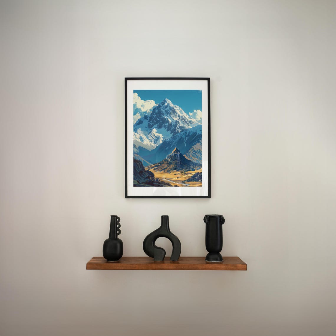 The Lord Of The Rings, Edoras Rohan Art Print - Image 3