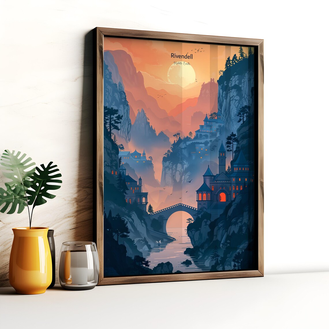 The Lord Of The Rings Rivendell Fantasy Art Print - Image 5