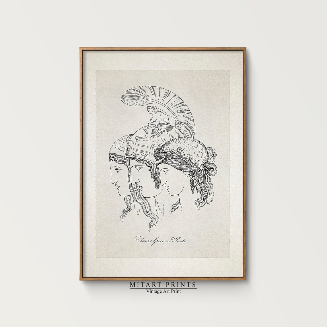 Ancient Greek Mythology Vintage Etching Art Print - Image 3