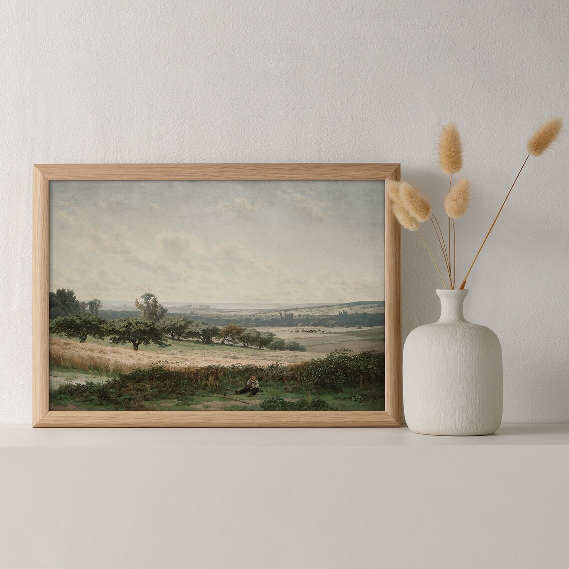 Country Oil Painting Farmhouse Wall Art Print - Image 3