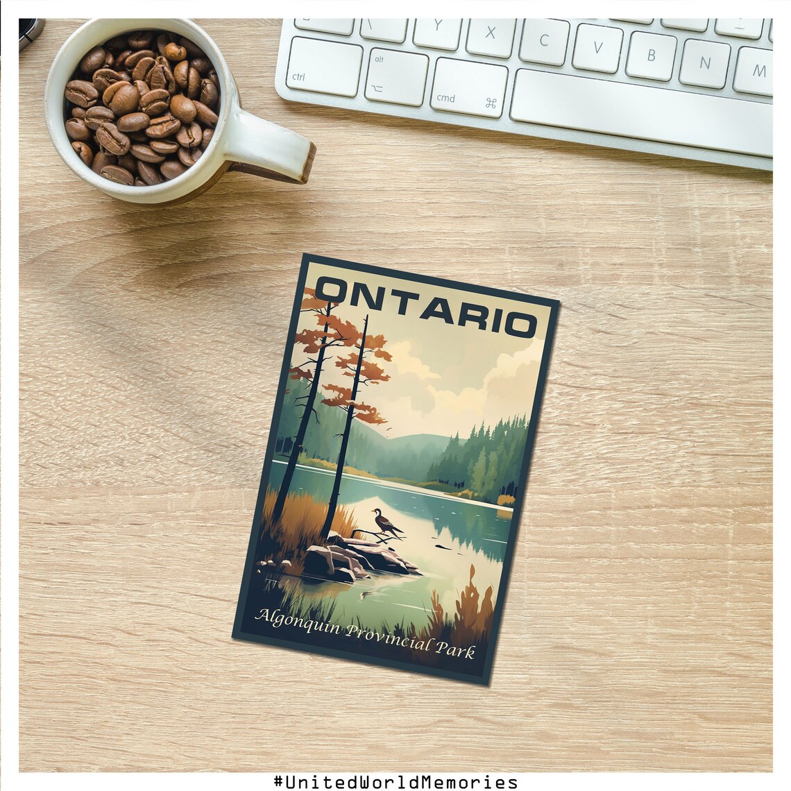 Ontario Algonquin Provincial Park Lake Loon Wilderness Poster - Image 2