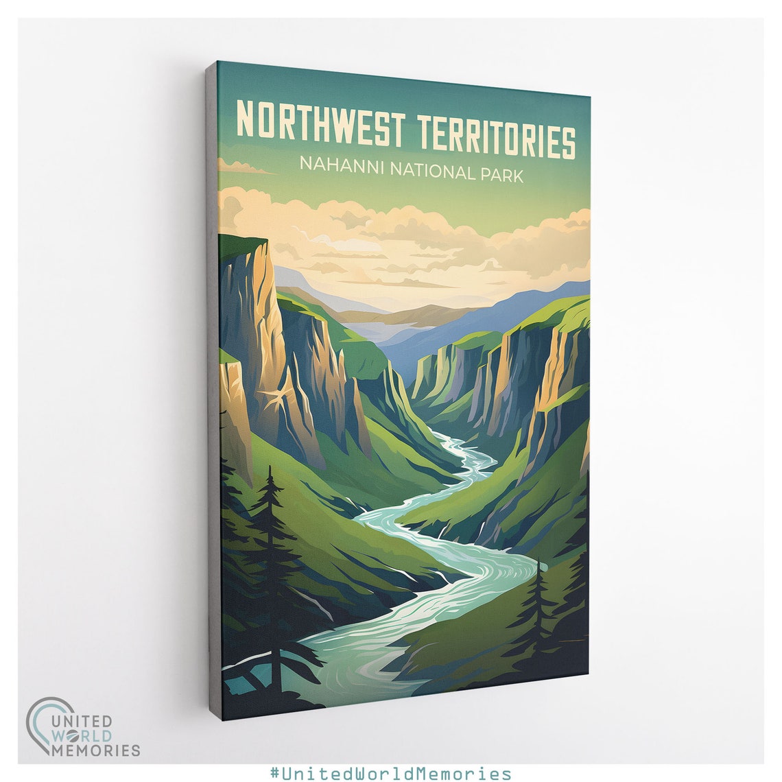 Northwest Territories Nahanni National Park Canyon River Wild Poster - Image 3