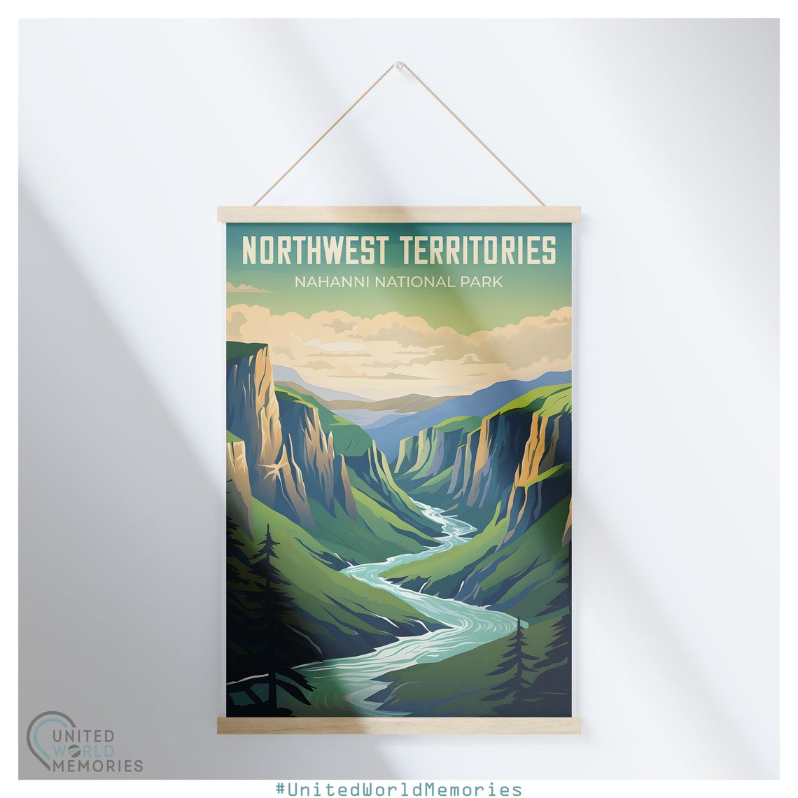 Northwest Territories Nahanni National Park Canyon River Wild Poster - Image 5