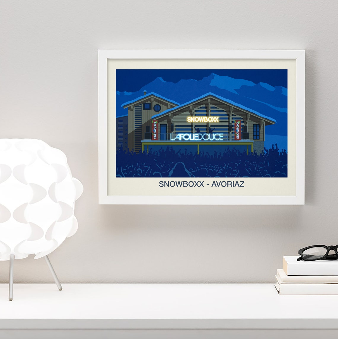 Snowboxx Festival Poster Snowboxx Poster Snowboxx Festival Avoriaz Snowboxx Festival Print Snowboxx Festival Snowboxx Print - Image 4
