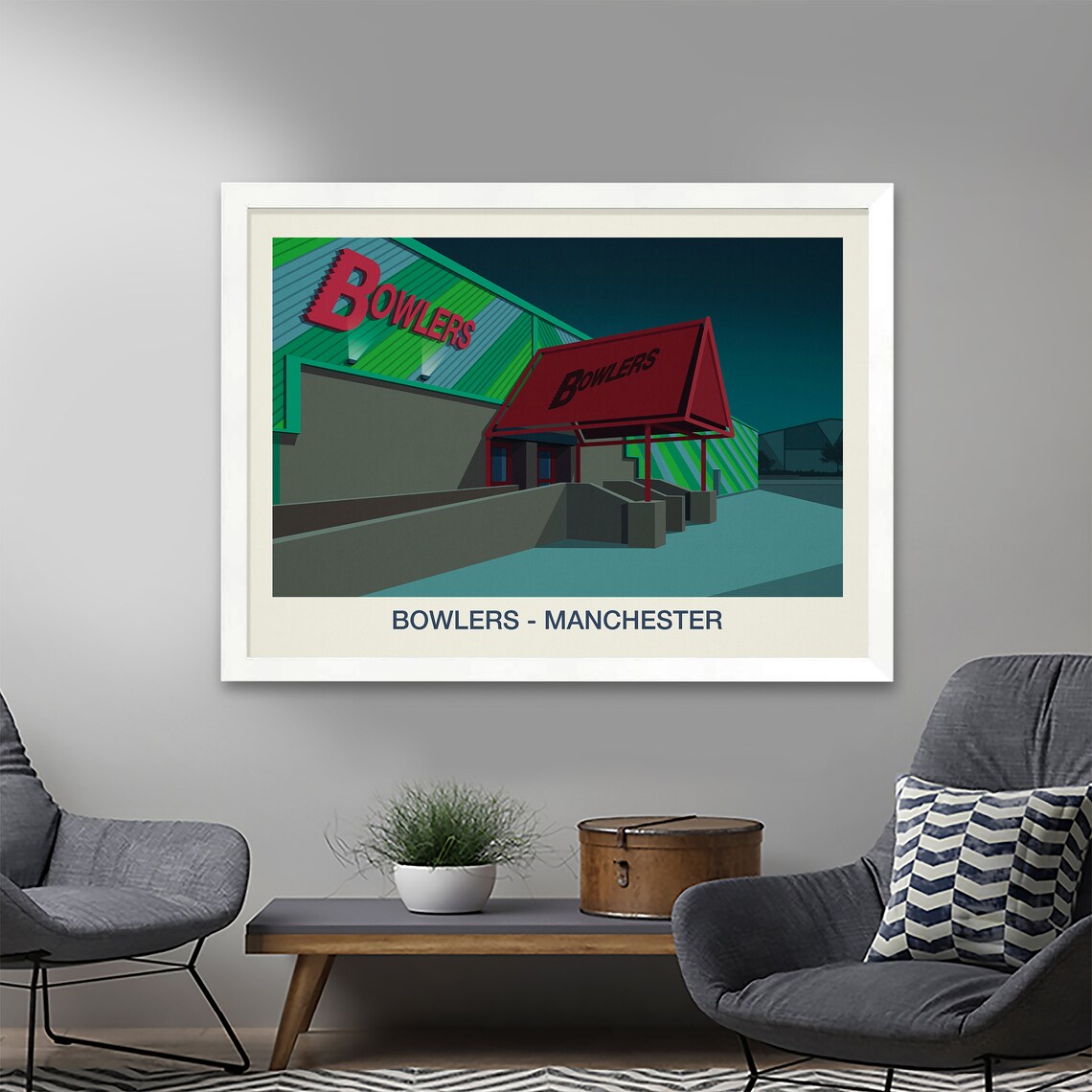Bowlers Nightclub Poster, Nightlife Wall Art Print - Image 2