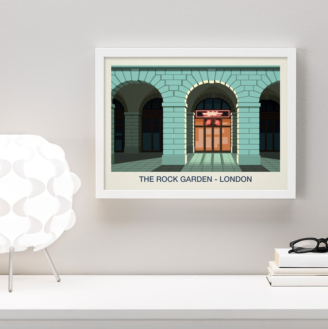 The Rock Garden Nightclub Poster, Vintage Travel Poster - Image 2