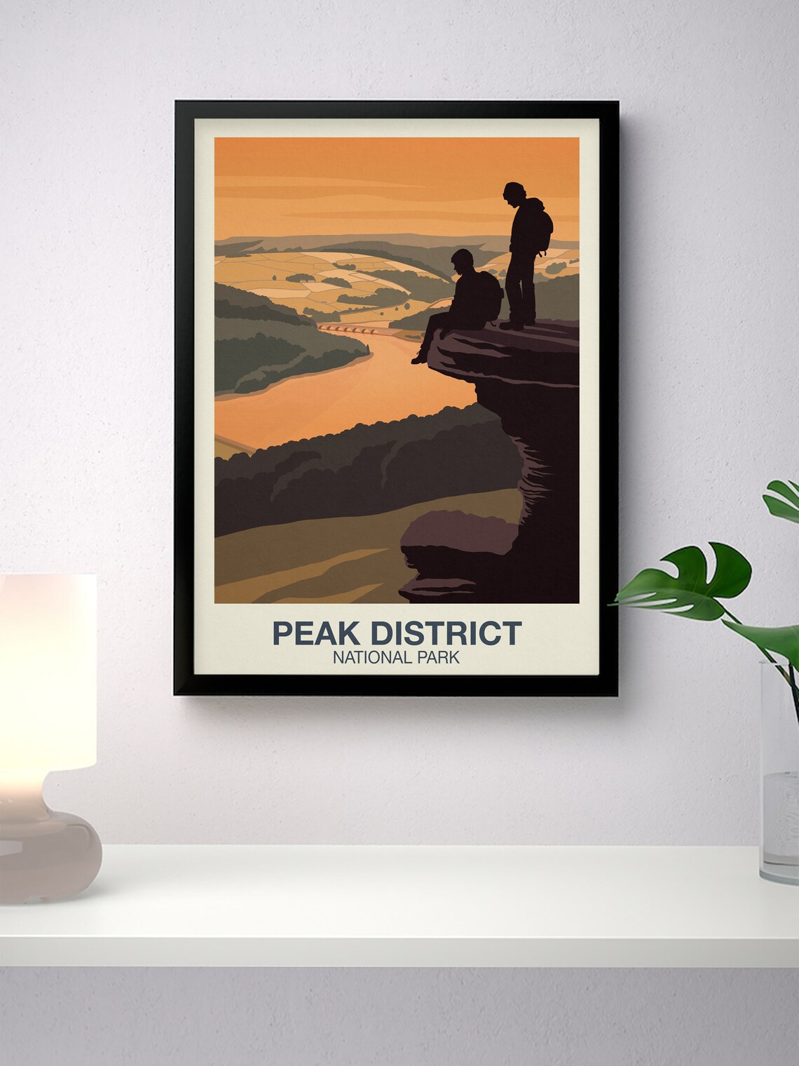 Peak District National Park Poster, Bamford Edge Travel Poster - Image 4