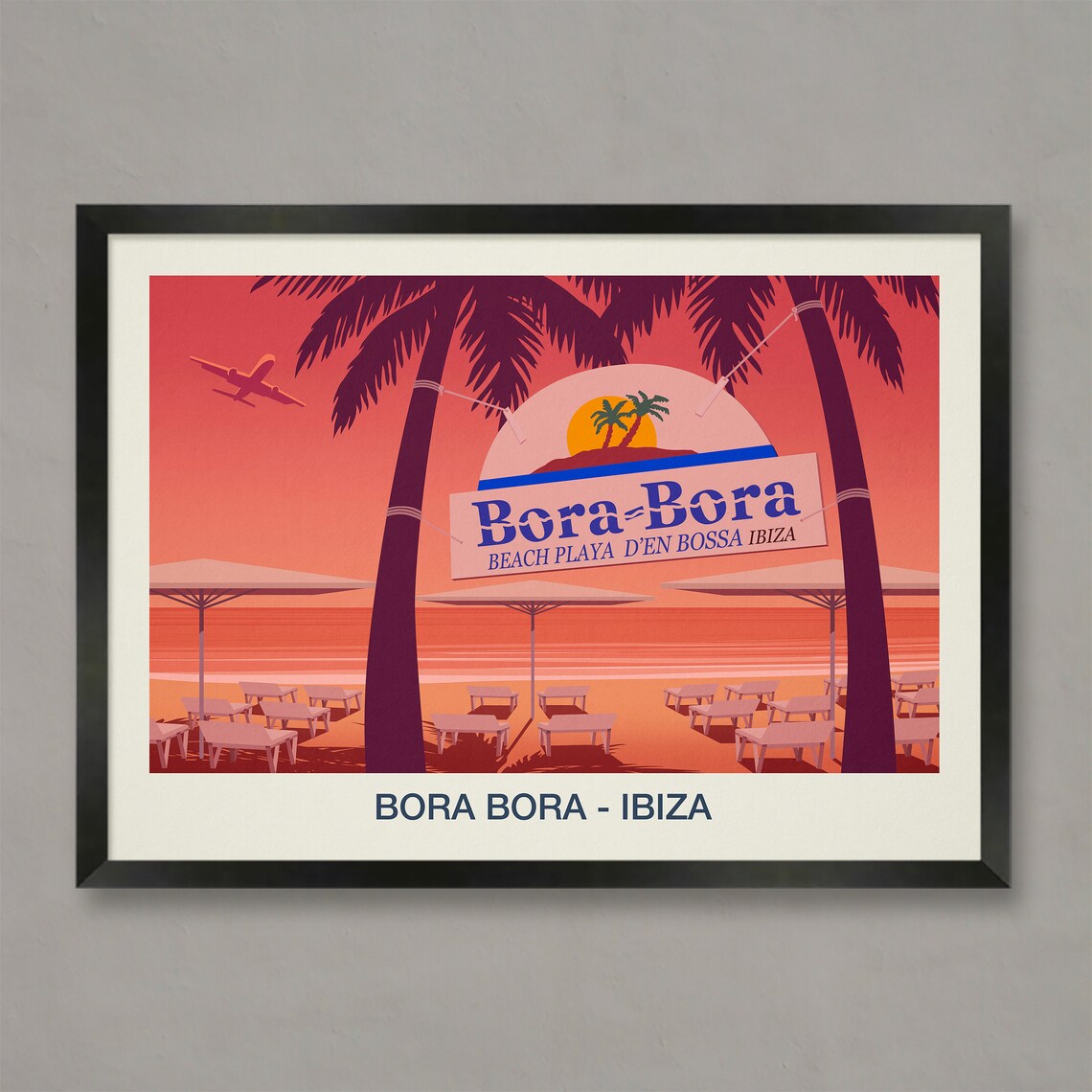 Bora Bora Nightclub Travel Poster