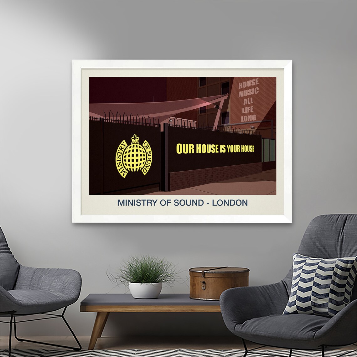 Ministry Of Sound London Travel Poster - Image 4
