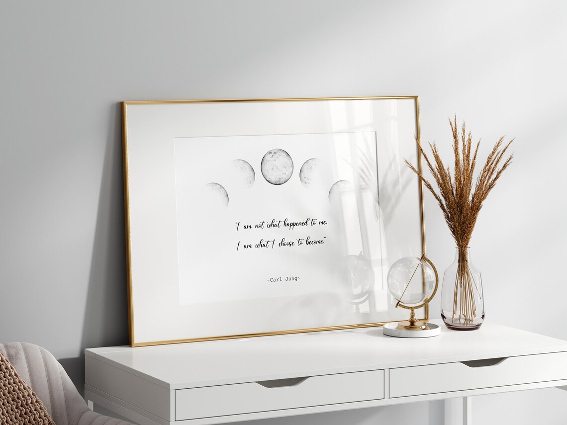 Carl Jung Quote Print, Therapy Office Decor - Image 2