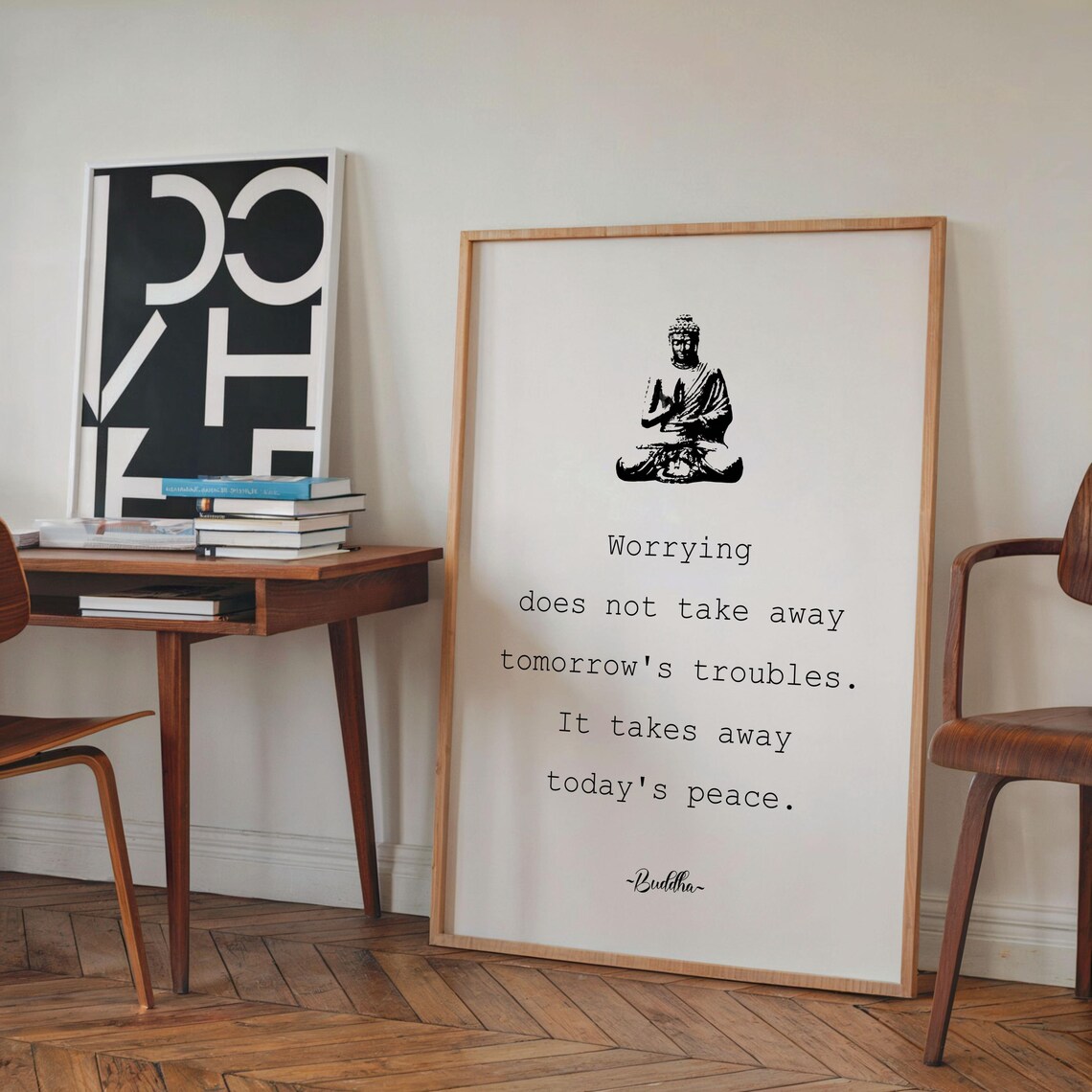 Buddha Wall Art, Zen Quote Meditation Poster - Image 2