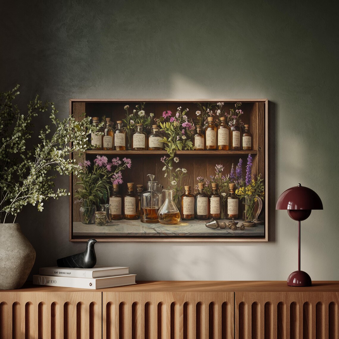 Vintage Apothecary Herbal Medicine Art Print - Image 4