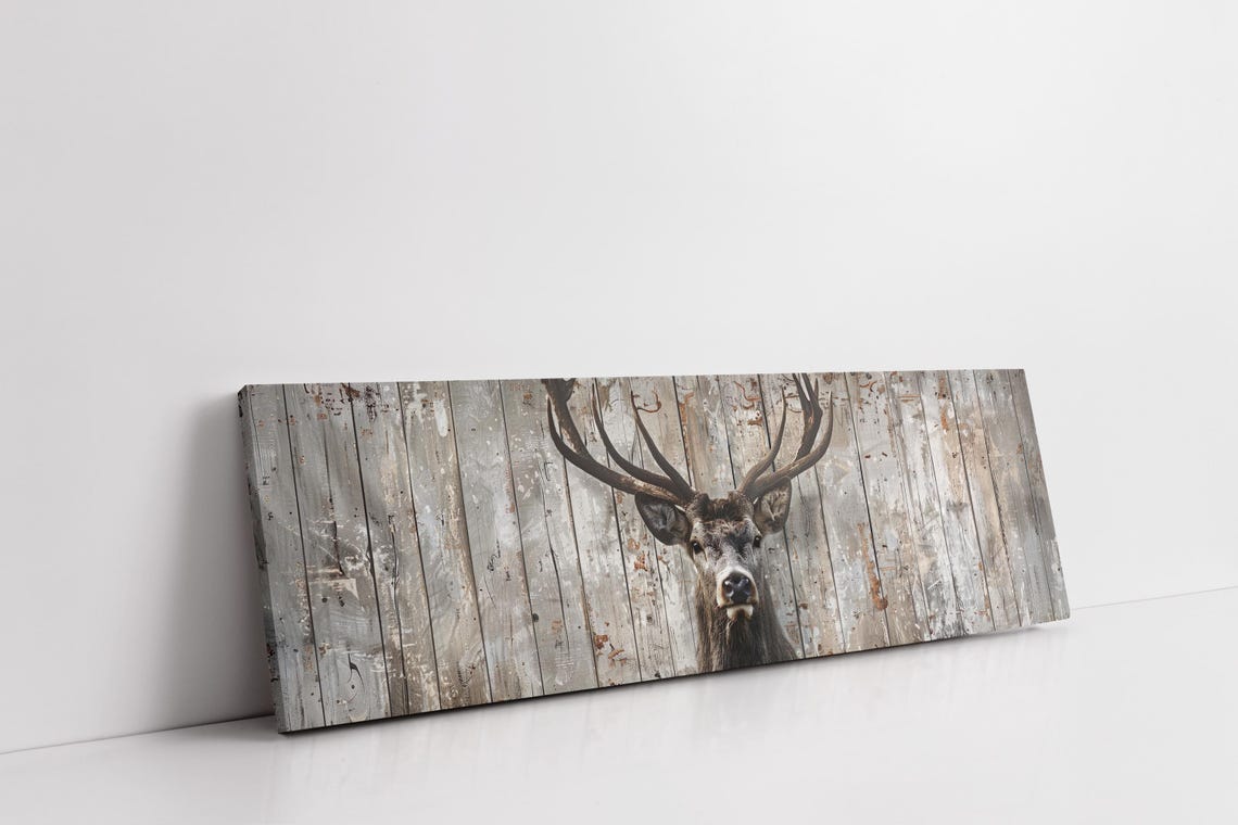 Deer Rustic Cabin Wall Art Print - Image 7