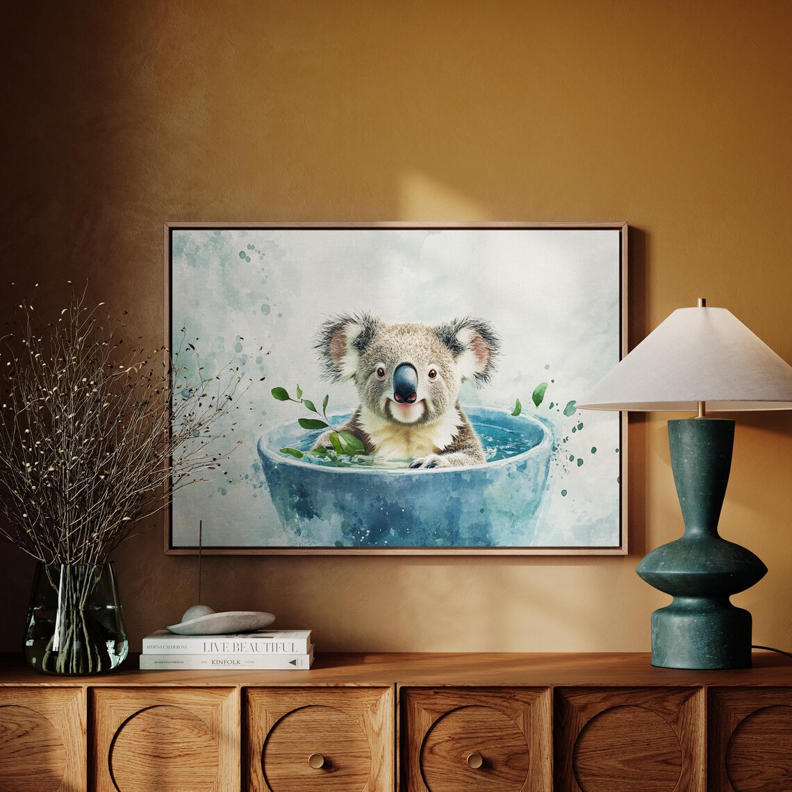 Adorable Watercolor Koala, Cute Nursery Art Print - Image 3